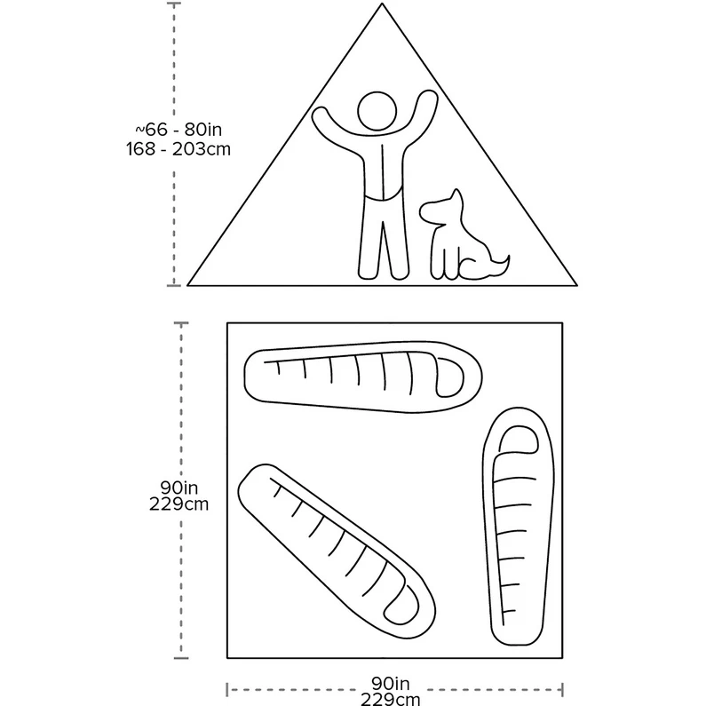 Big Agnes Gold Camp UL 3 Tarp 6 Big Agnes Gold Camp UL 3 Tarp - Afbeelding 4