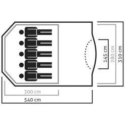 SALEWA Alpine Lodge 5 Tent 10 SALEWA Alpine Lodge 5 Tent -Wandeluitrusting iview 5014523 001 pic4