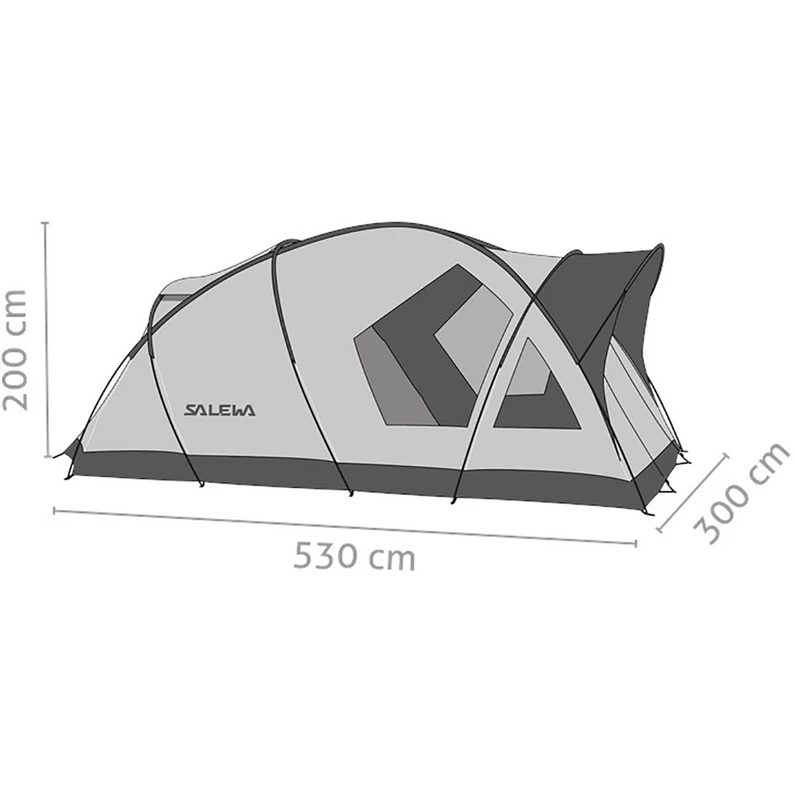 SALEWA Alpine Lodge 5 Tent 7 SALEWA Alpine Lodge 5 Tent - Afbeelding 5