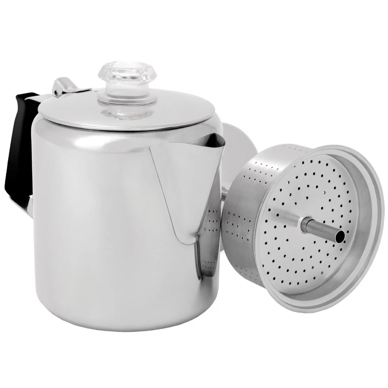 GSI Glacier Stainless Percolator Koffiepers 3 GSI Glacier Stainless Percolator Koffiepers