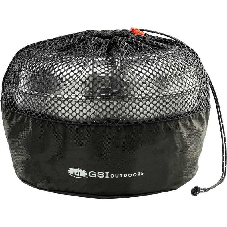 GSI Glacier Stainless Base Camper Medium Kookgerei 4 GSI Glacier Stainless Base Camper Medium Kookgerei - Afbeelding 2