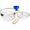 GSI Glacier Stainless 1 Person Mess Kit Kookset