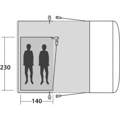 Outwell Jonesville 290SA Binnentent -Wandeluitrusting iview 5040370 001 pic3