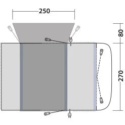 Outwell Wolfburg 380 Air Voortent -Wandeluitrusting iview 5050172 001 pic4